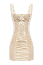 Load image into Gallery viewer, Mini dress with crystal bra