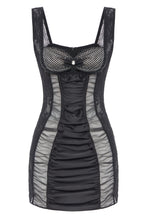 Load image into Gallery viewer, Mini dress with crystal bra