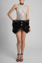 Load image into Gallery viewer, Mini crystal dress with mesh skirt