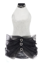 Load image into Gallery viewer, Mini crystal dress with mesh skirt