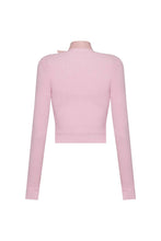 Load image into Gallery viewer, Knitted jumper with vegan leather choker