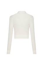 Load image into Gallery viewer, Knitted jumper with vegan leather choker