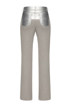 Load image into Gallery viewer, Knitted pants with vegan leather