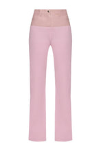 Load image into Gallery viewer, Knitted pants with vegan leather choker