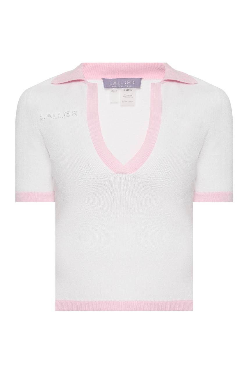 Knitted polo shirt