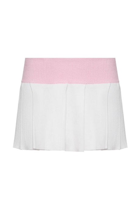 Knitted mini skirt