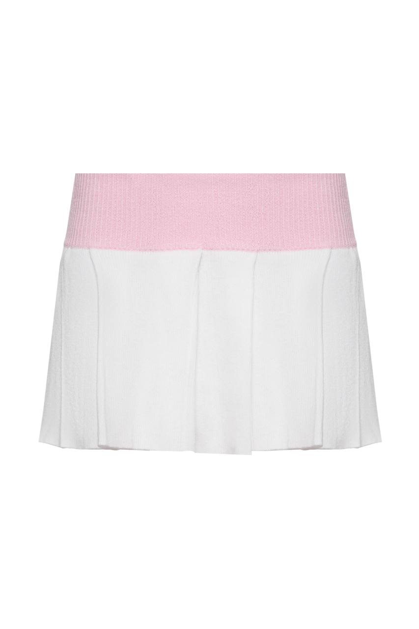 Knitted mini skirt