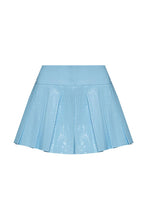 Load image into Gallery viewer, Vegan crocodile leather mini skirt