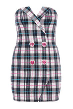 Load image into Gallery viewer, Mini dress with heart buttons