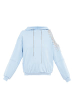 Load image into Gallery viewer, Hoodie with crystal fringe