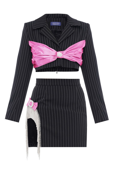 Short jacket + skirt