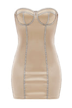 Load image into Gallery viewer, Satin bodycon dress