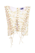 Load image into Gallery viewer, BROCADE LACE-UP CORSET